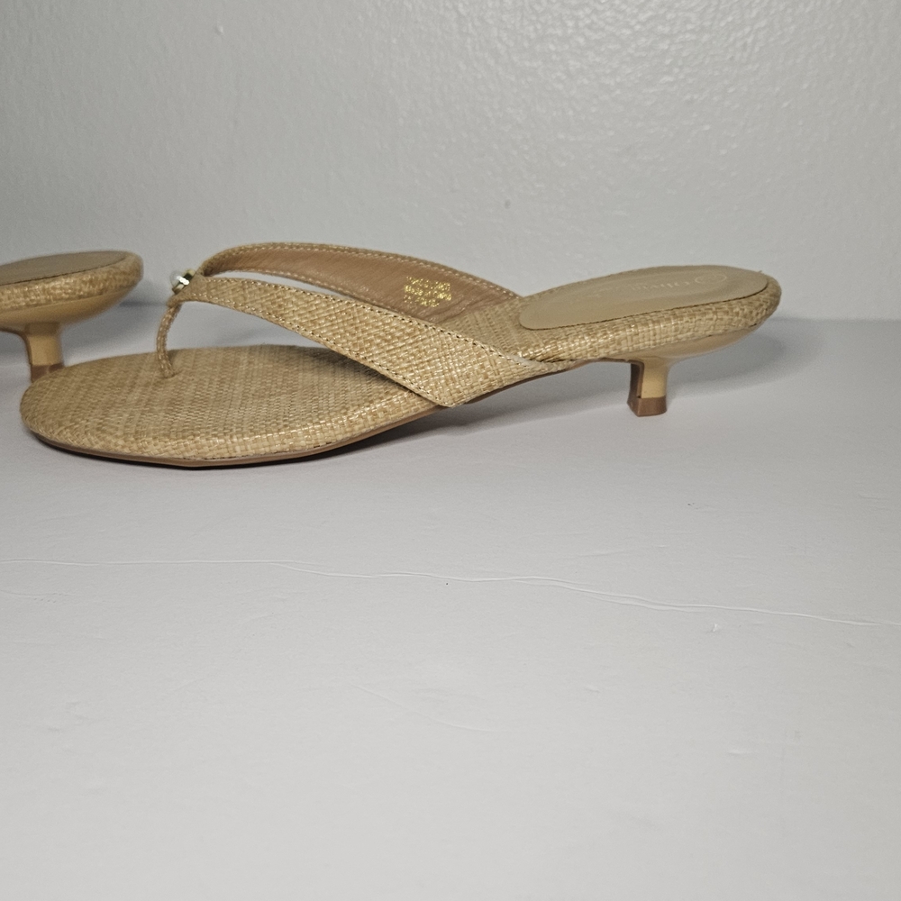 Olivia And Kate New York Women Sandals Heels Size 8.5 Beige - Picture 4 of 11